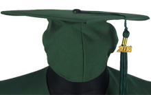 Bachelor Cap green