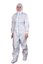 taped coverall front